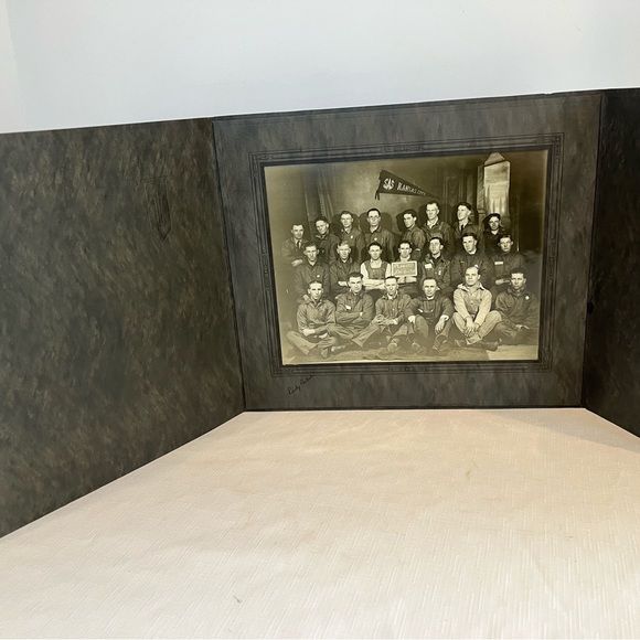 Antique Photo Harry Byers and Kansas Sweeney Tractor Machine Company Class - Picture 1 of 11